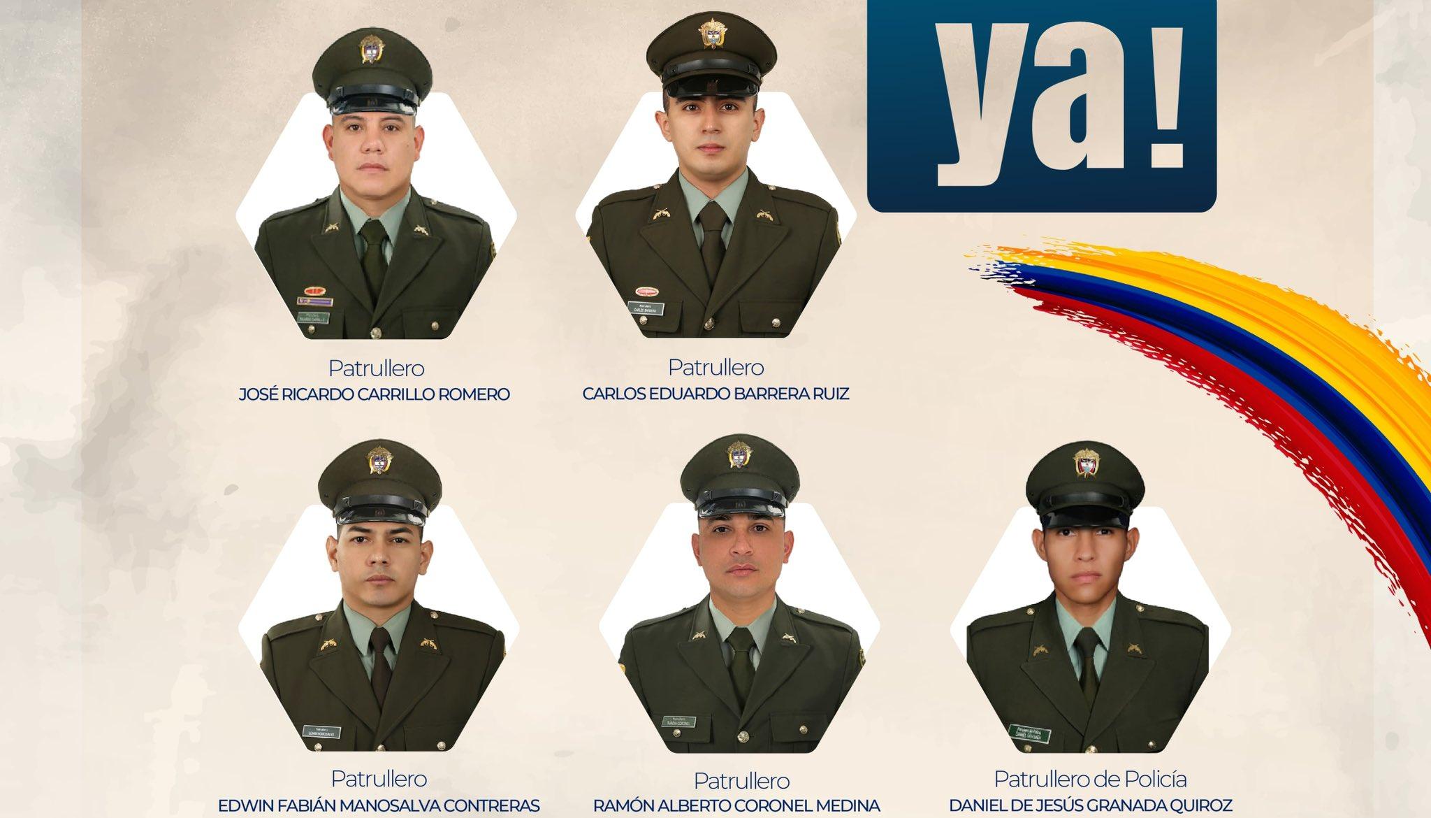 Policías secuestrados