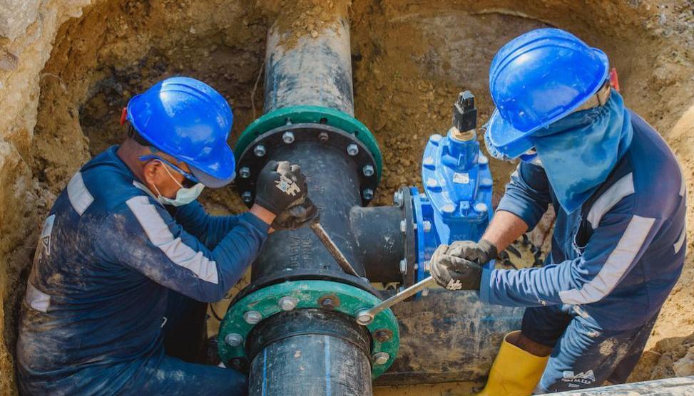 Reparación de tubería