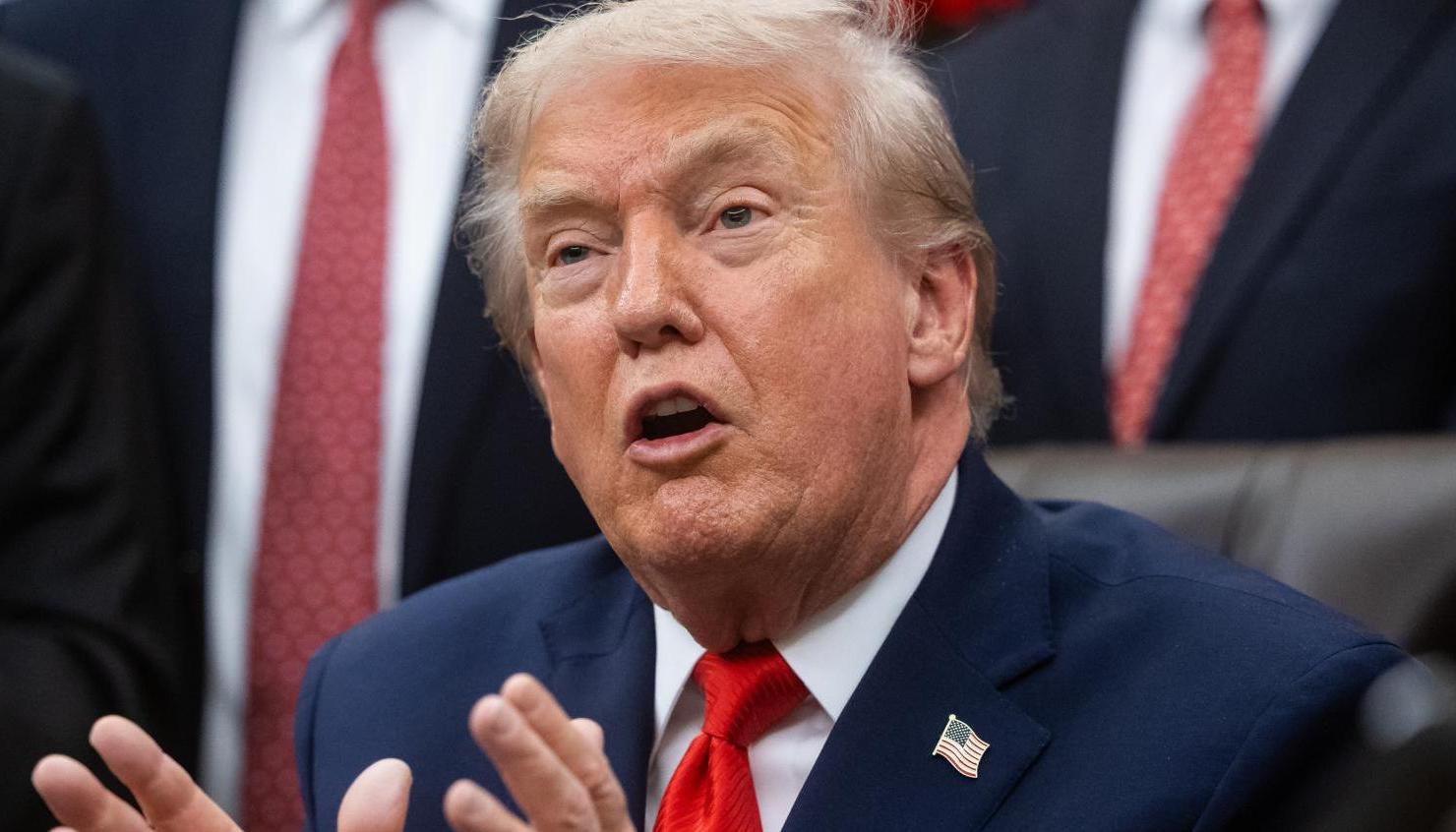 Donald Trump, Presidente de Estados Unidos.