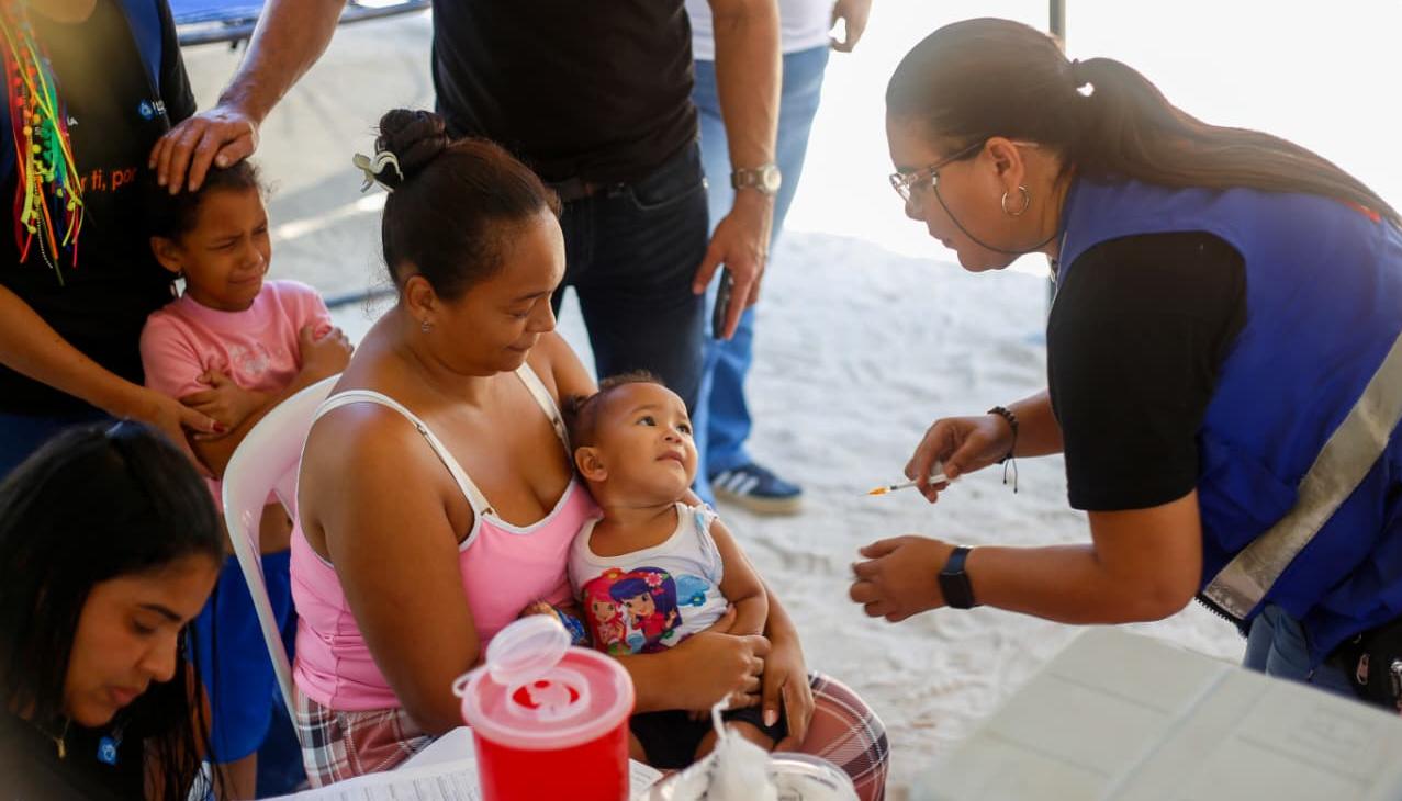 Jornada de vacunación en Soledad. 