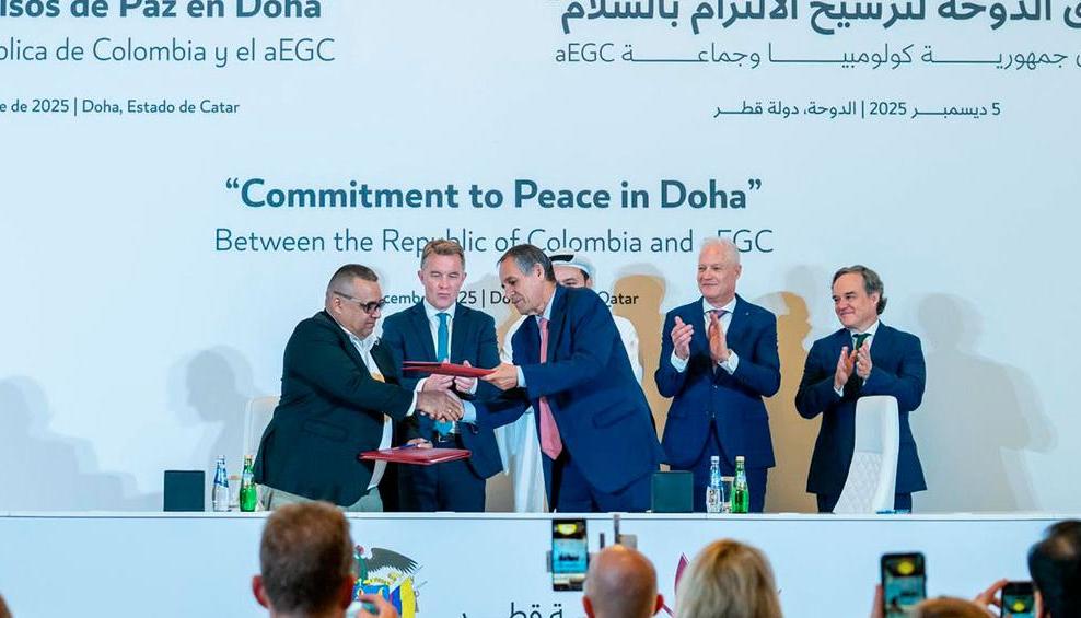 Imagen de la mesa de diálogo.