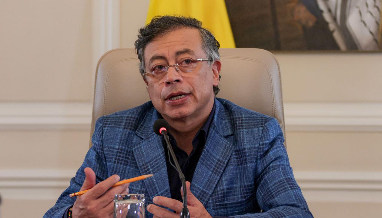 El Presidente Gustavo Petro.