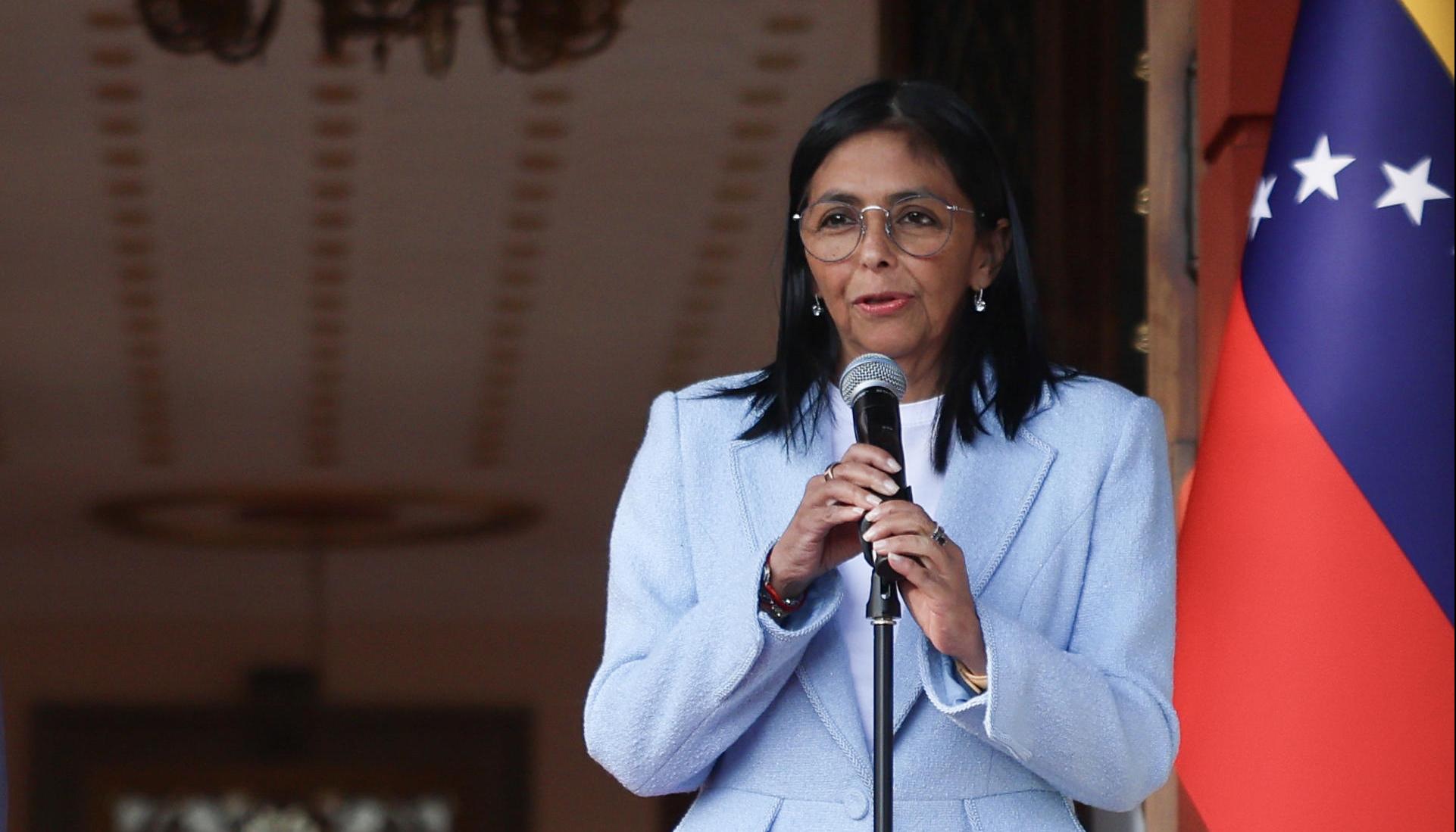 Delcy Rodríguez, Presidenta encargada de Venezuela.