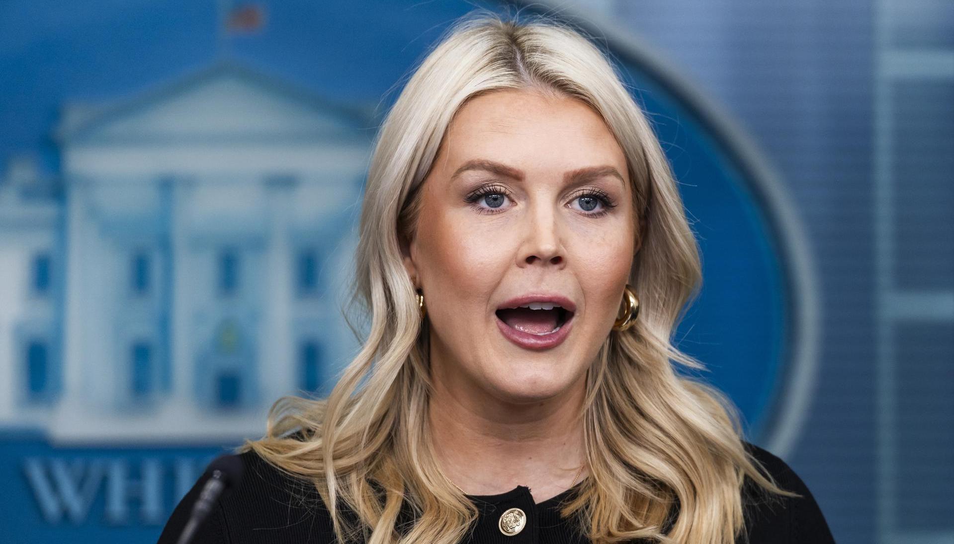 Secretaria de prensa de la Casa Blanca, Karoline Leavitt.