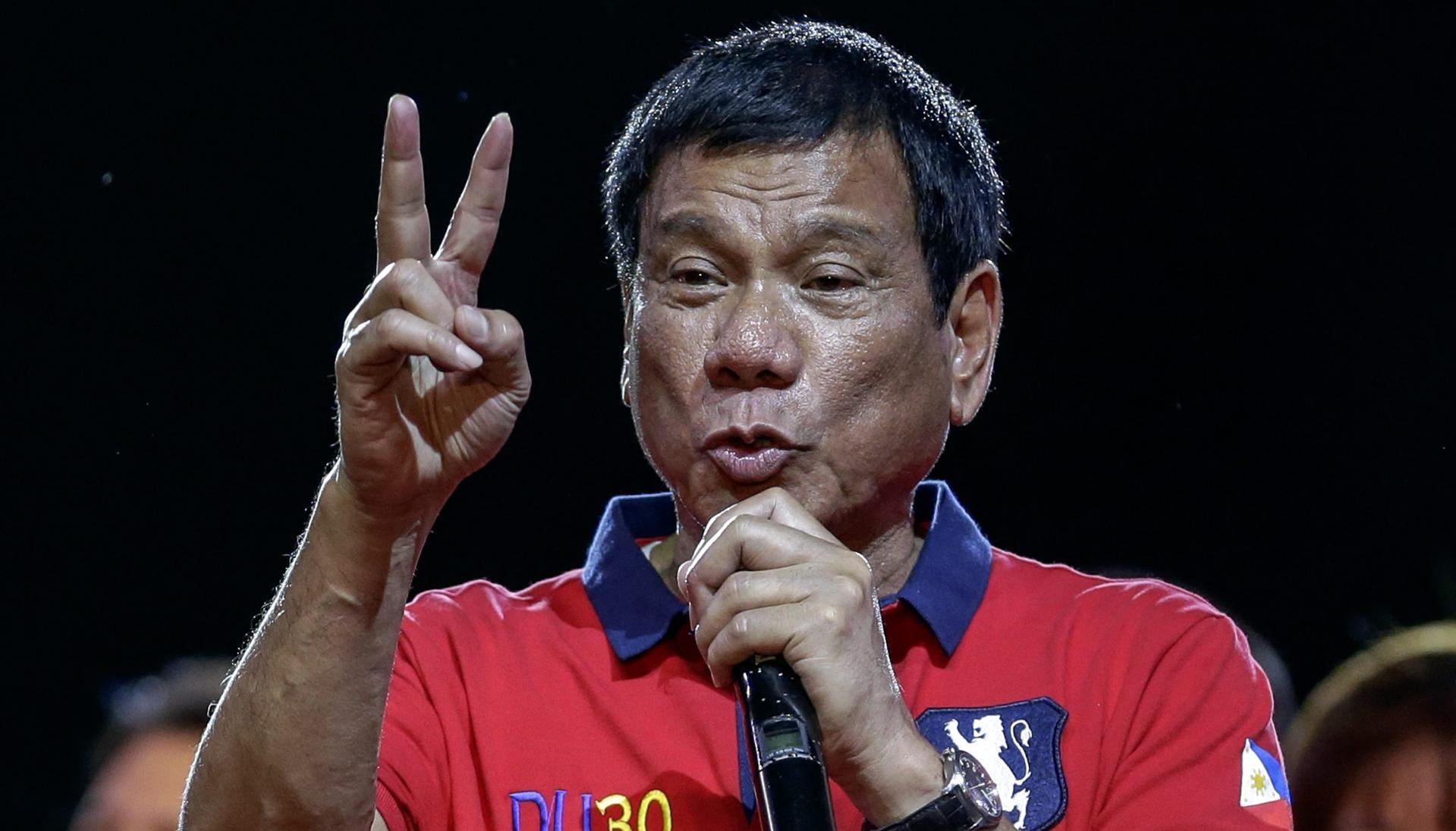 Rodrigo Duterte, expresidente de Filipinas.