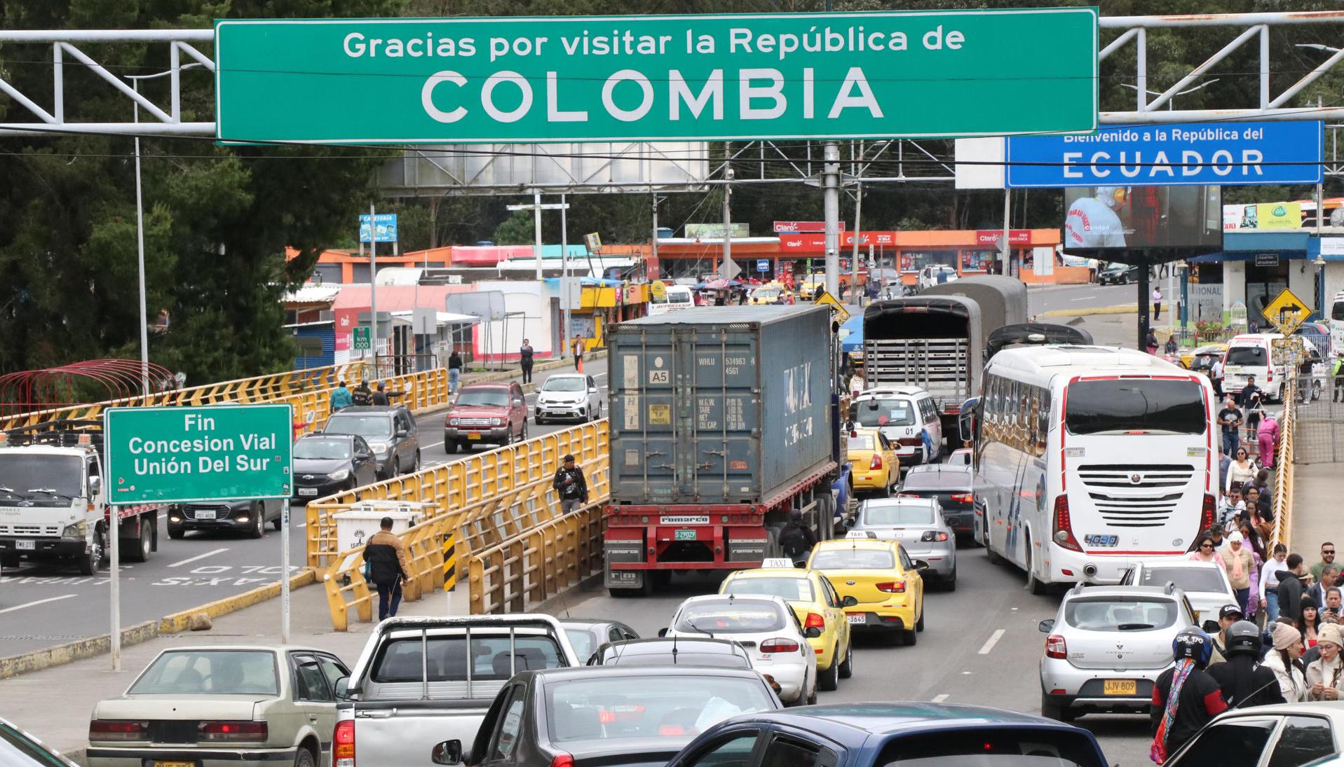 Frontera de Colombia con Ecuador.
