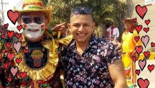 Adolfo Maury con su hijo Kevin