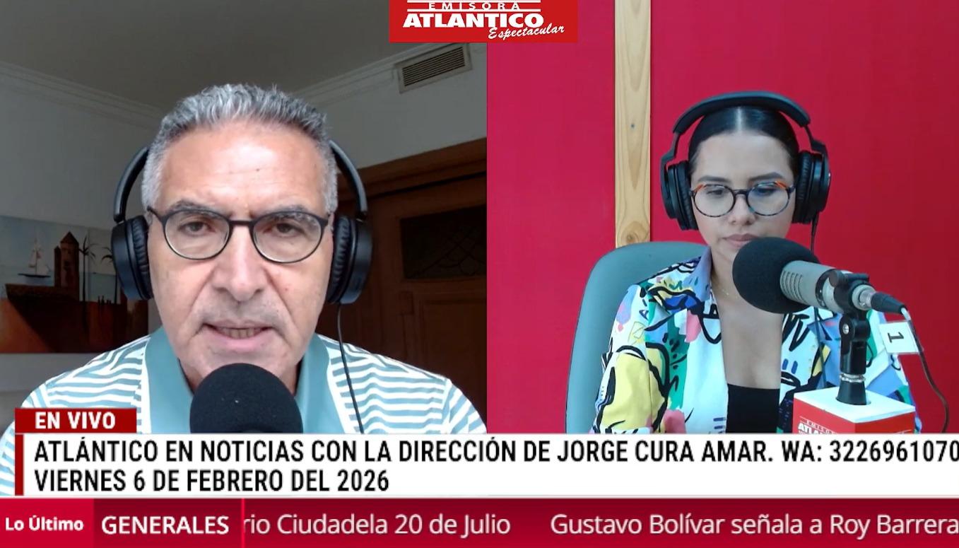 Transmisión de Atlántico en Noticias.