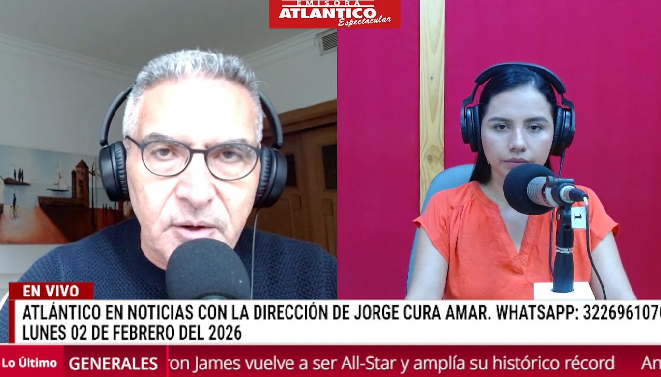 Transmisión de Atlántico en Noticias.