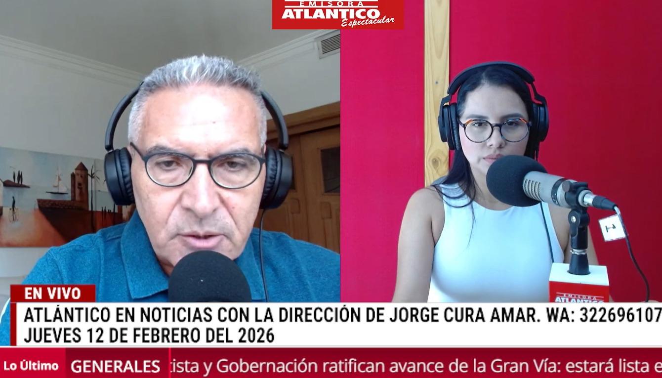 Transmisión de Atlántico en Noticias.