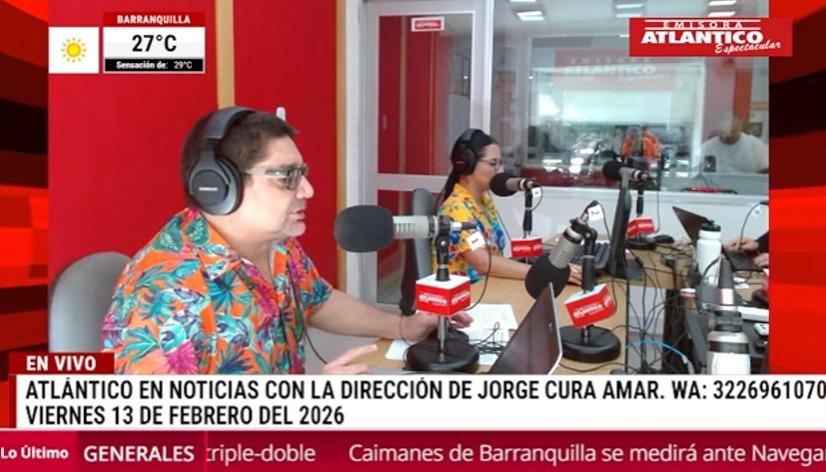Transmisión de Atlántico en Noticias.