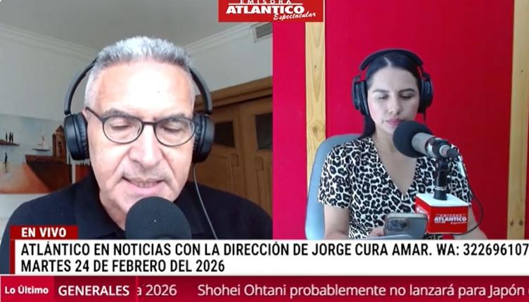 Transmisión de Atlántico en Noticias.