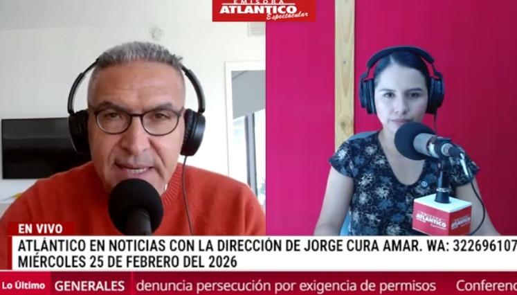 Transmisión de Atlántico en Noticias.