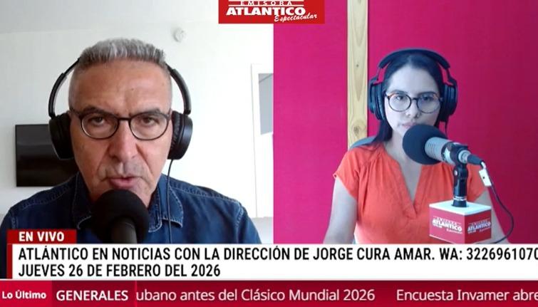 Transmisión de Atlántico en Noticias.