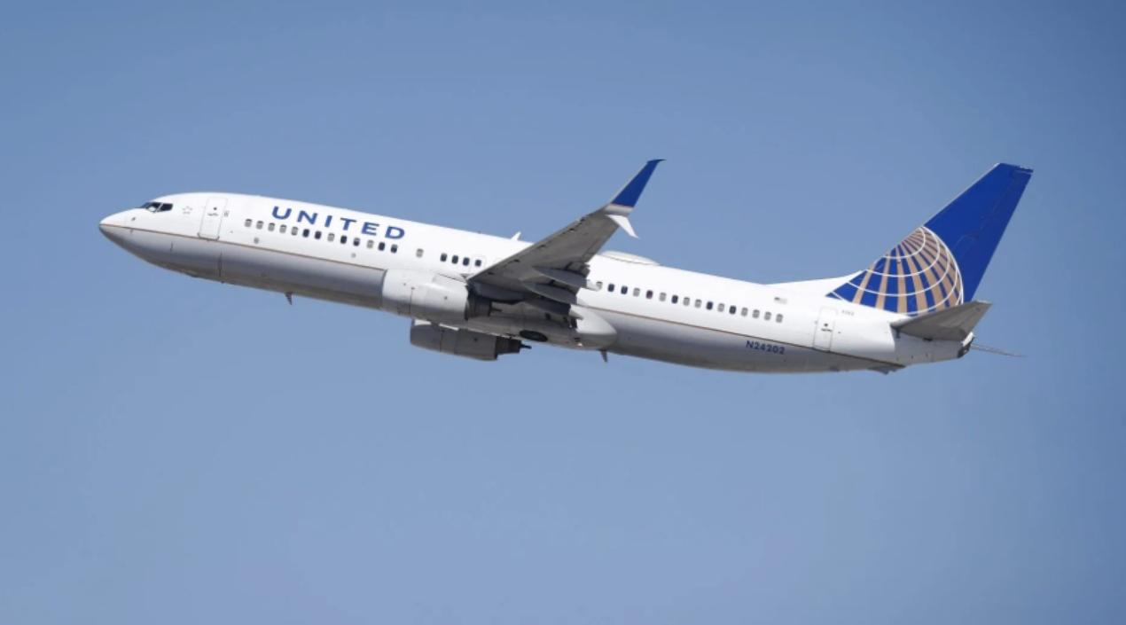 Avión de United Airlines. 