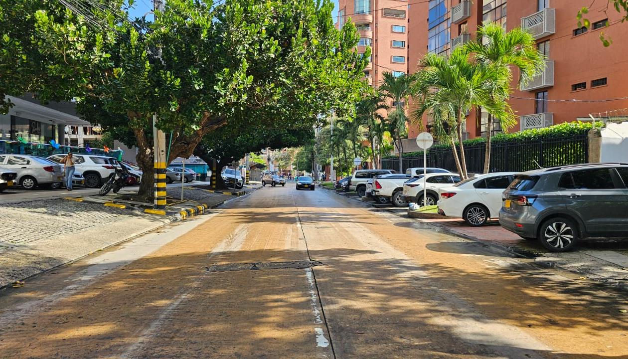 Calle 82, norte de Barranquilla.