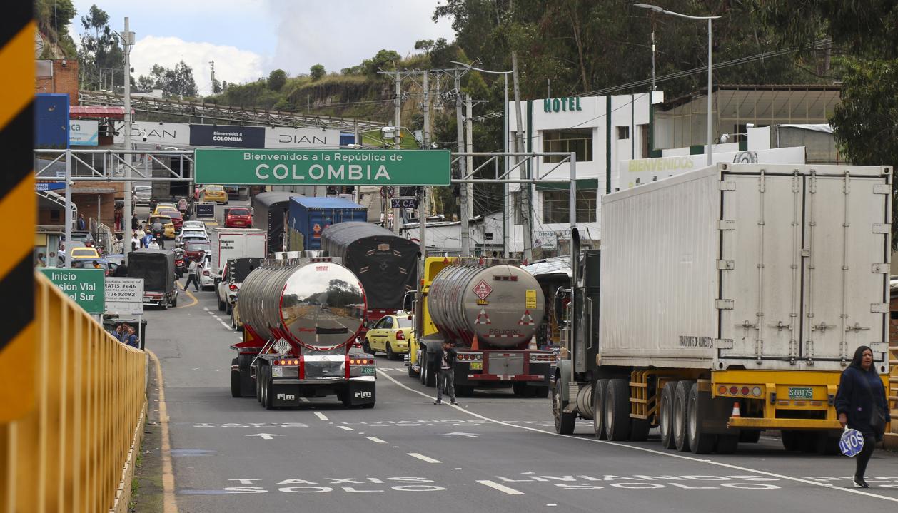 Frontera de Colombia con Ecuador.