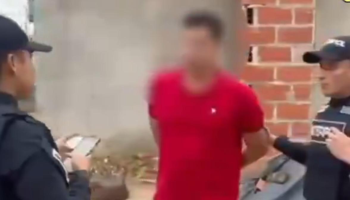 Paulo César Sandoval Picalúa, capturado. 