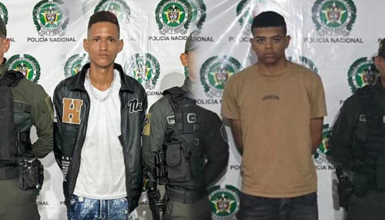 Capturados por extorsión.