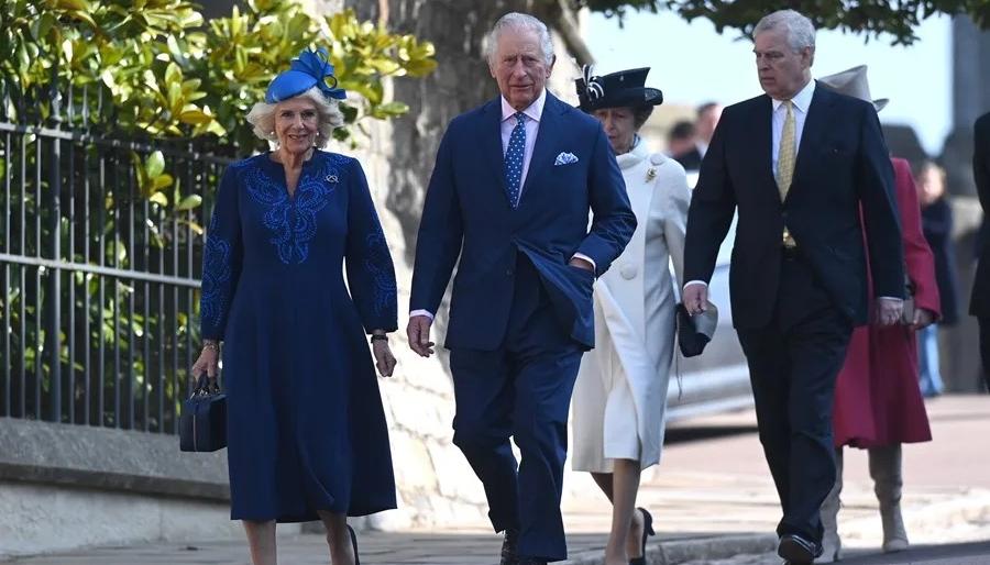 El Rey Carlos III y el expríncipe Andrés.