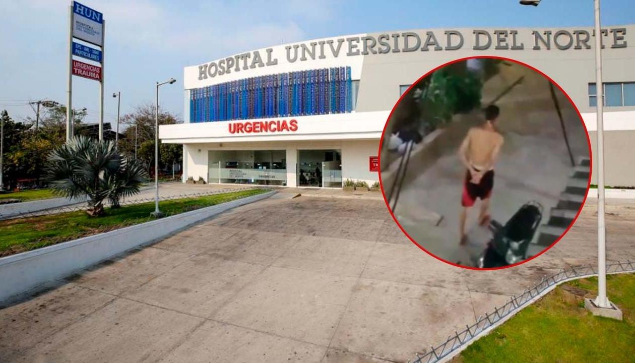 El joven que fue baleado.