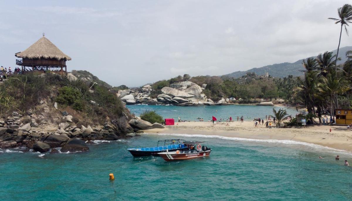 Imagen del Parque Tayrona.