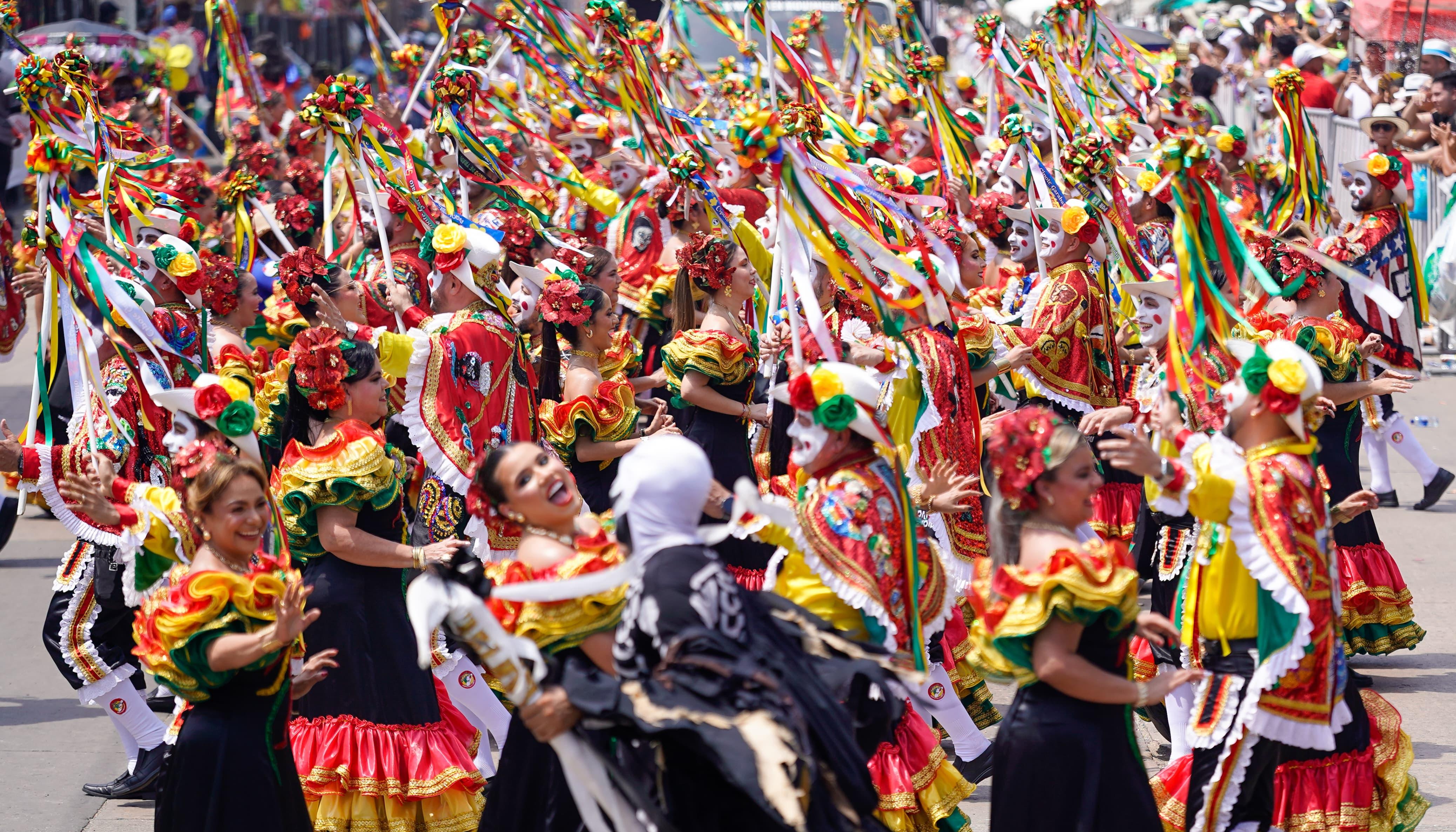Cipote Garabato durante la Batalla de Flores de 2025.