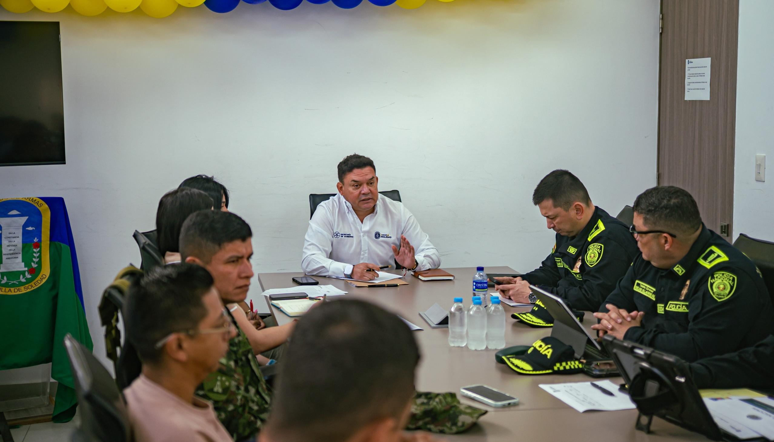 Consejo extraordinario de seguridad tras el ataque a bala contra el líder social. 
