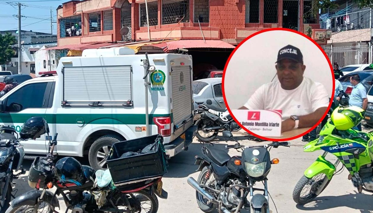 Óscar Antonio Montilla Iriarte, concejal asesinado. 