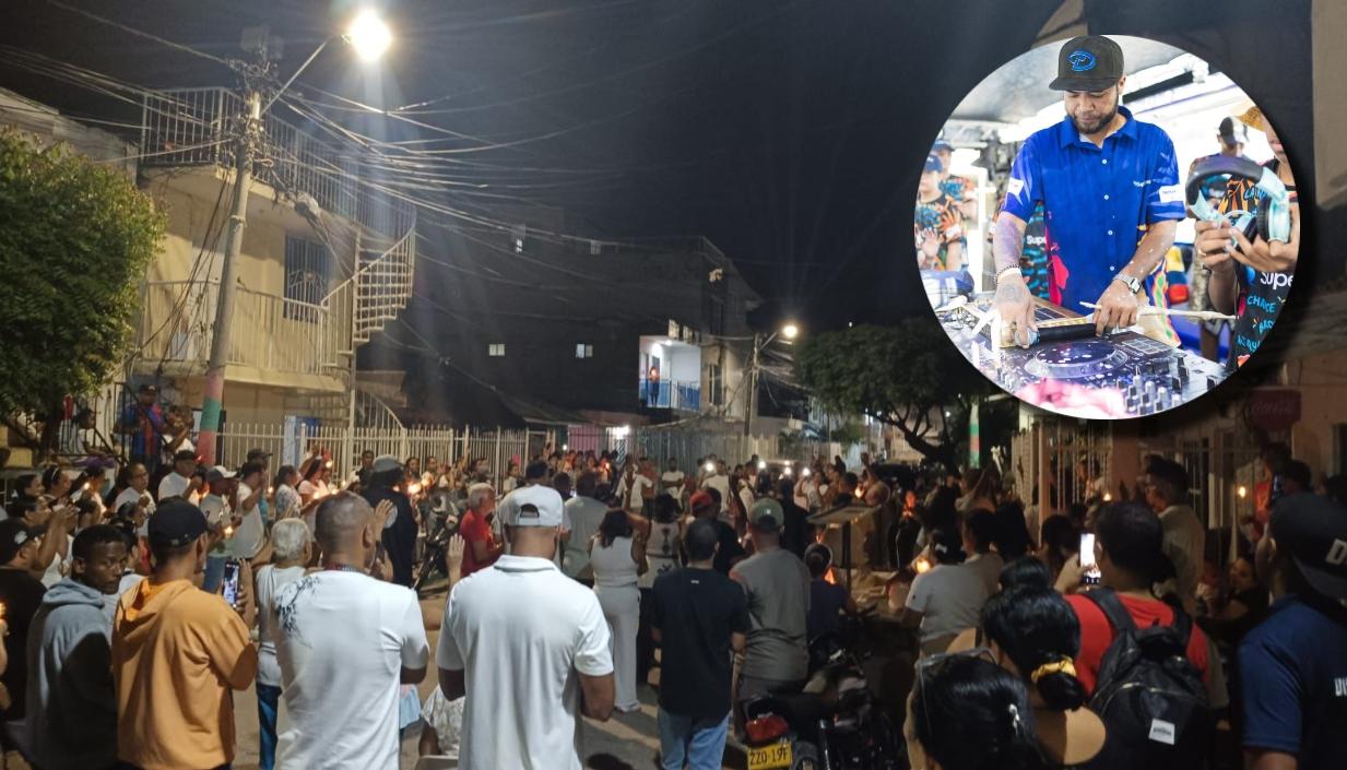 Imágenes del plantón realizado en Cartagena y de DJ Dever.