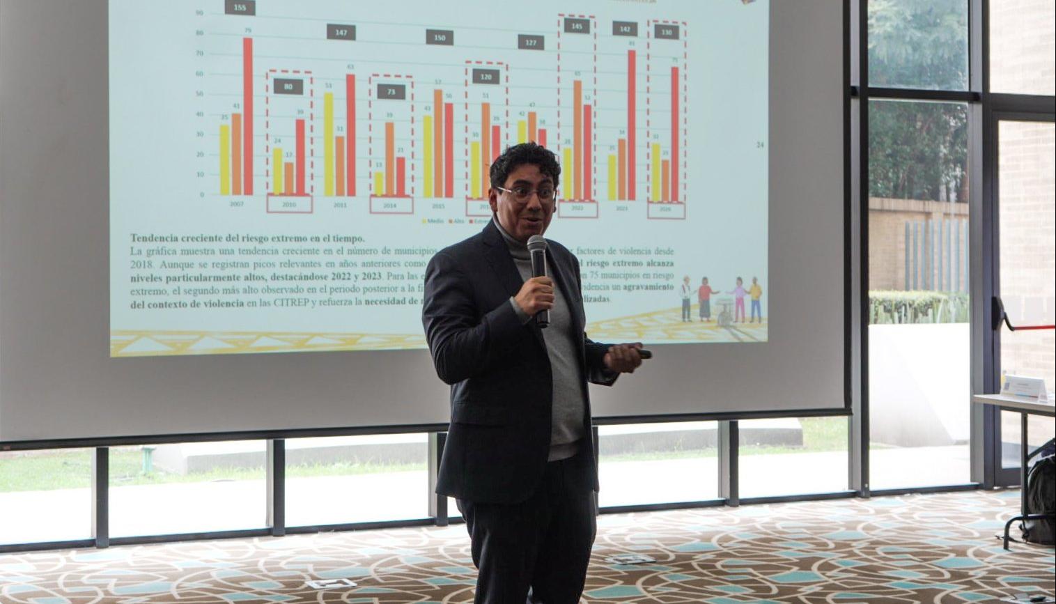 Coordinador del Observatorio Político Electoral de la MOE, Diego Alejandro Rubiano.