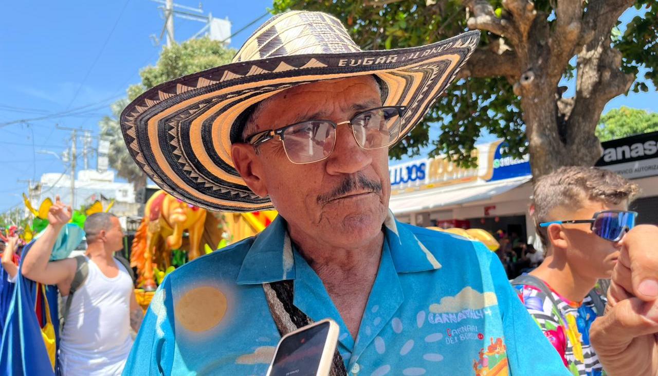 Edgar Blanco, director del Carnaval de la 44.