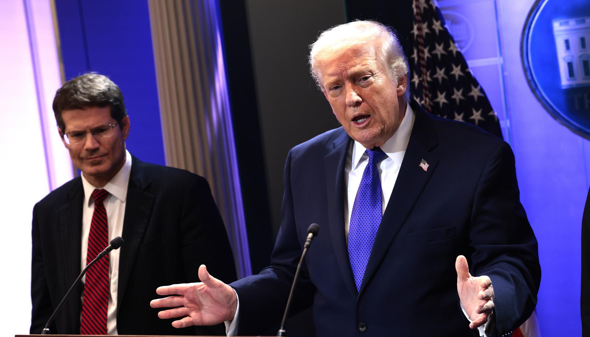 El Presidente Donald Trump.