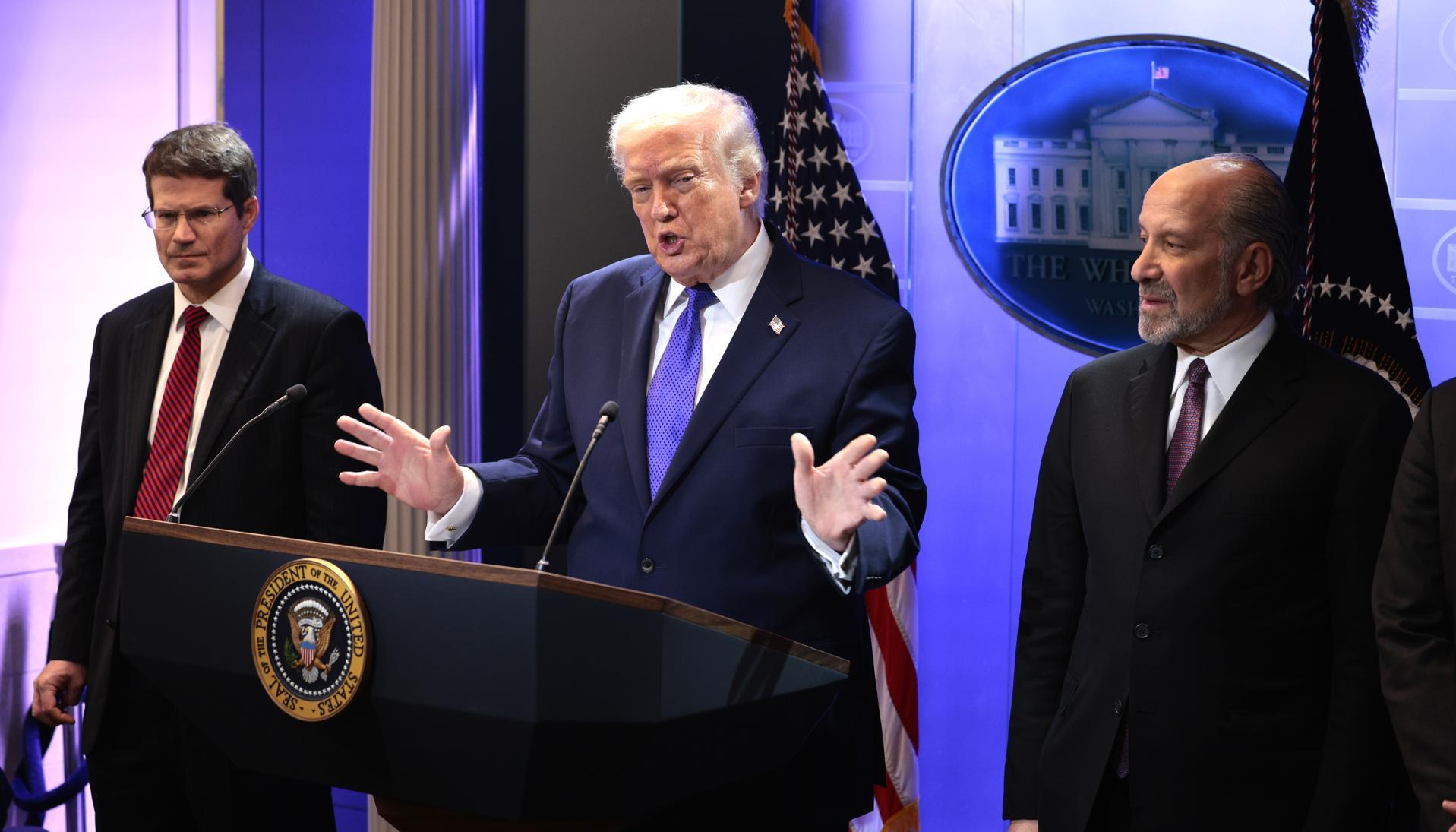 El Presidente Donald Trump.