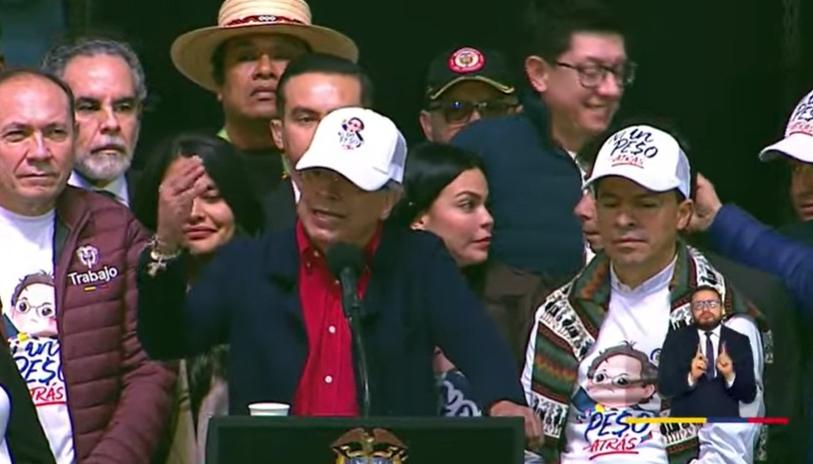 El Presidente Gustavo Petro.