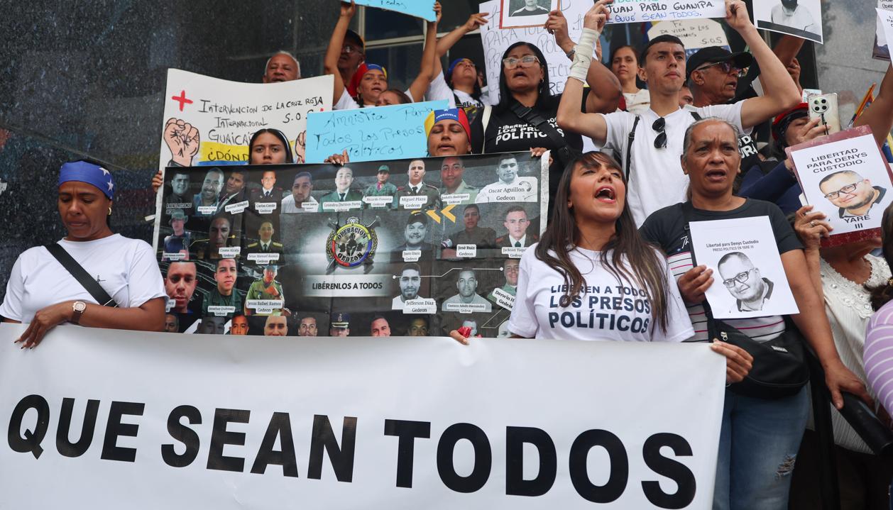 Familiares de los presos políticos.