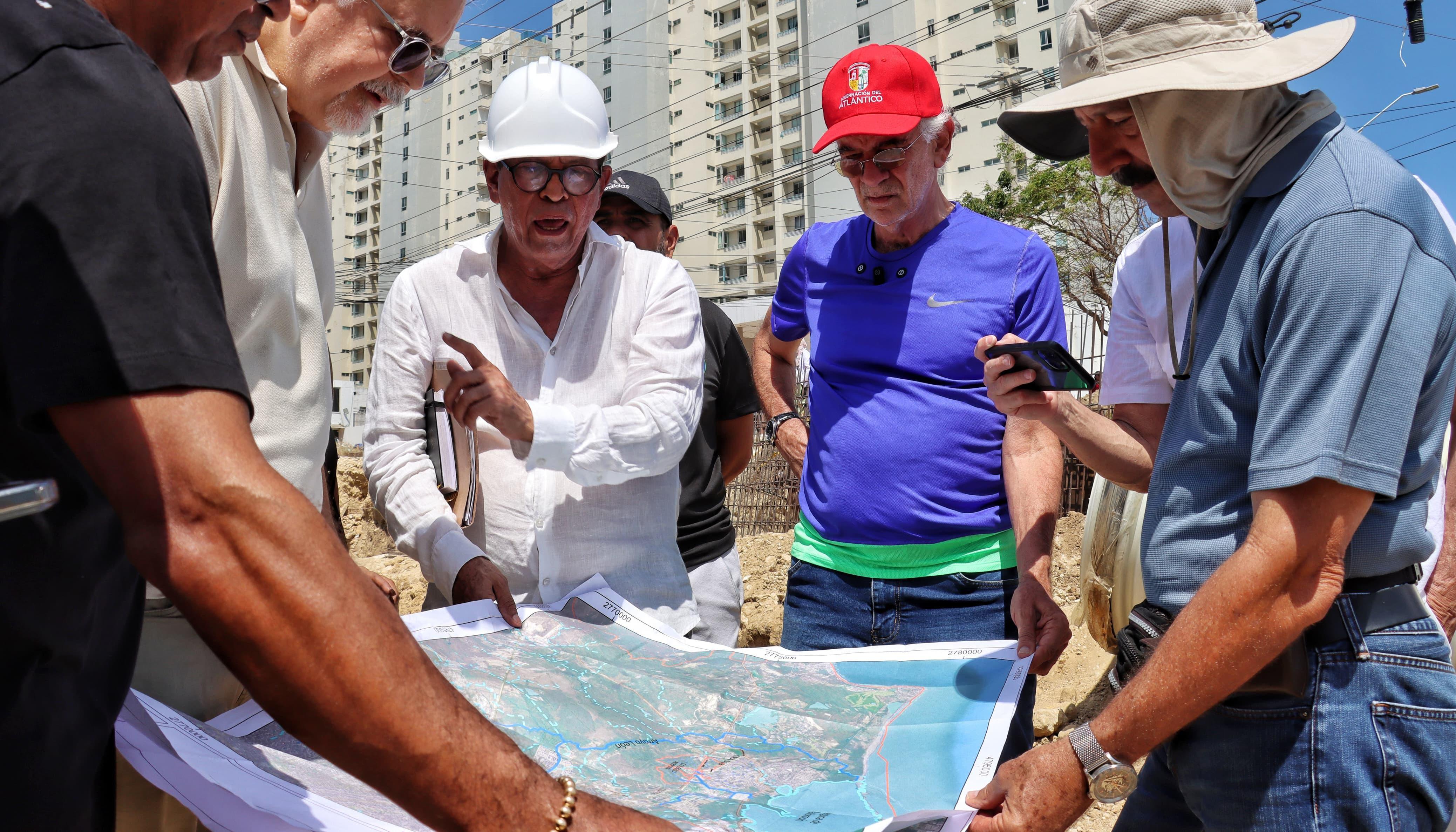 Gobernador Eduardo Verano en inspección técnica.