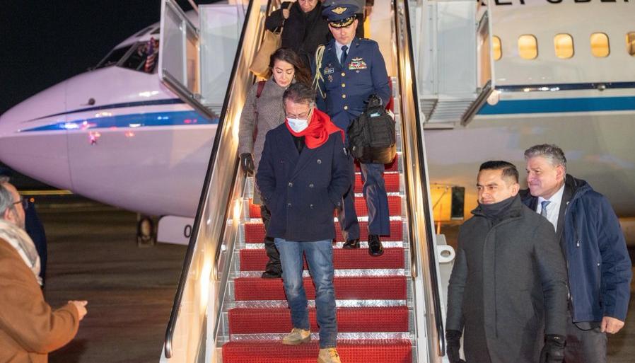 Gustavo Petro llegando a Washington