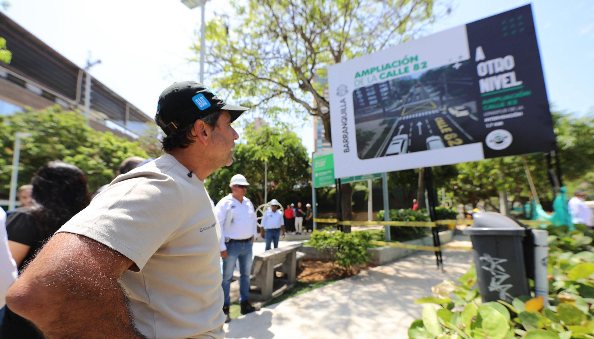 Ampliación de la calle 82.