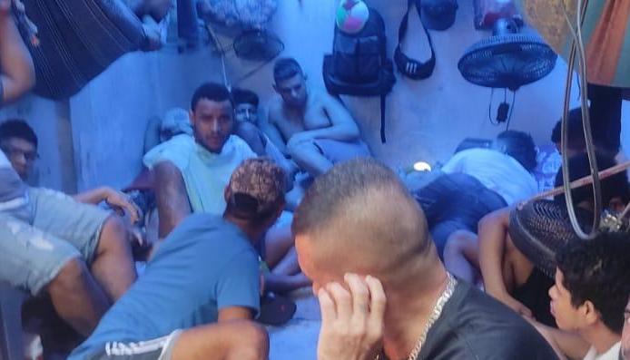 Imagen de hacinamiento.