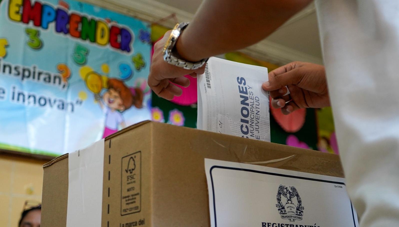 Imagen de referencia de votación.