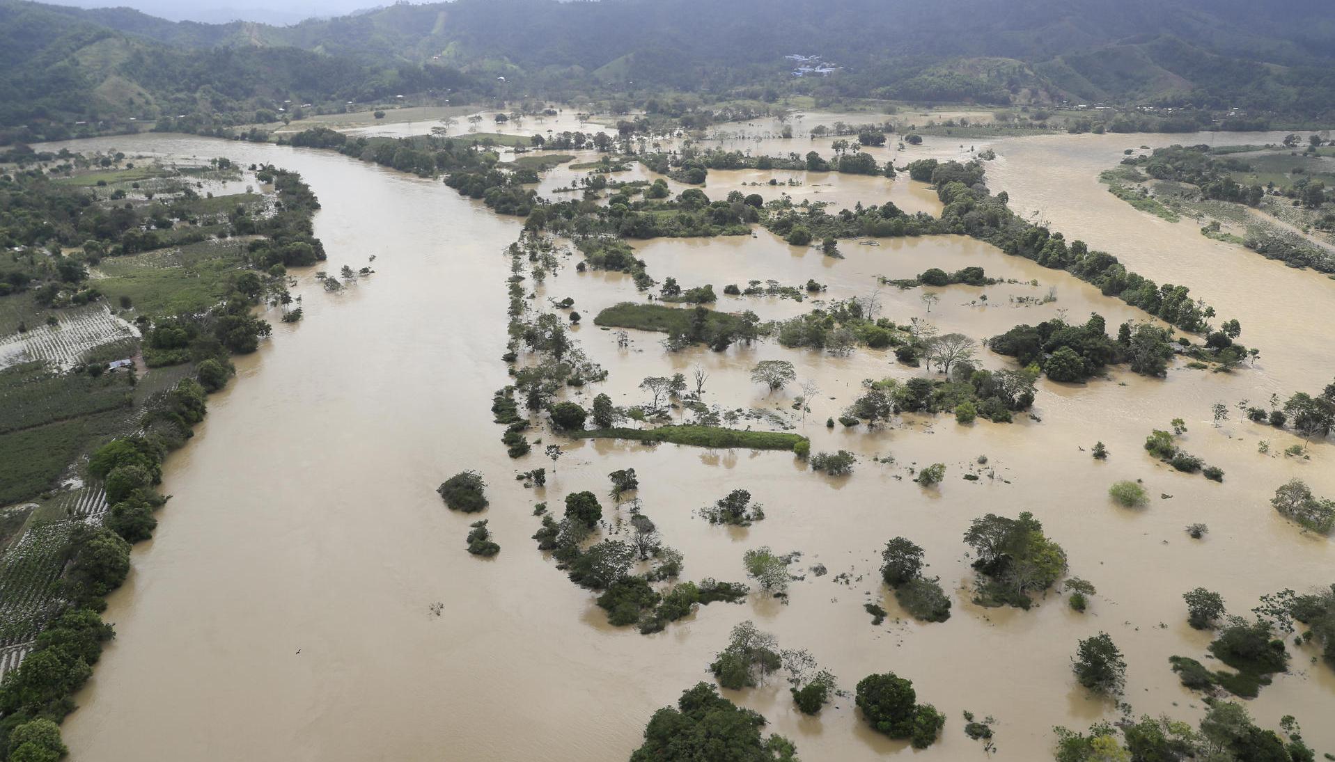 También hay inundaciones en municipios del sur de Córdoba. 