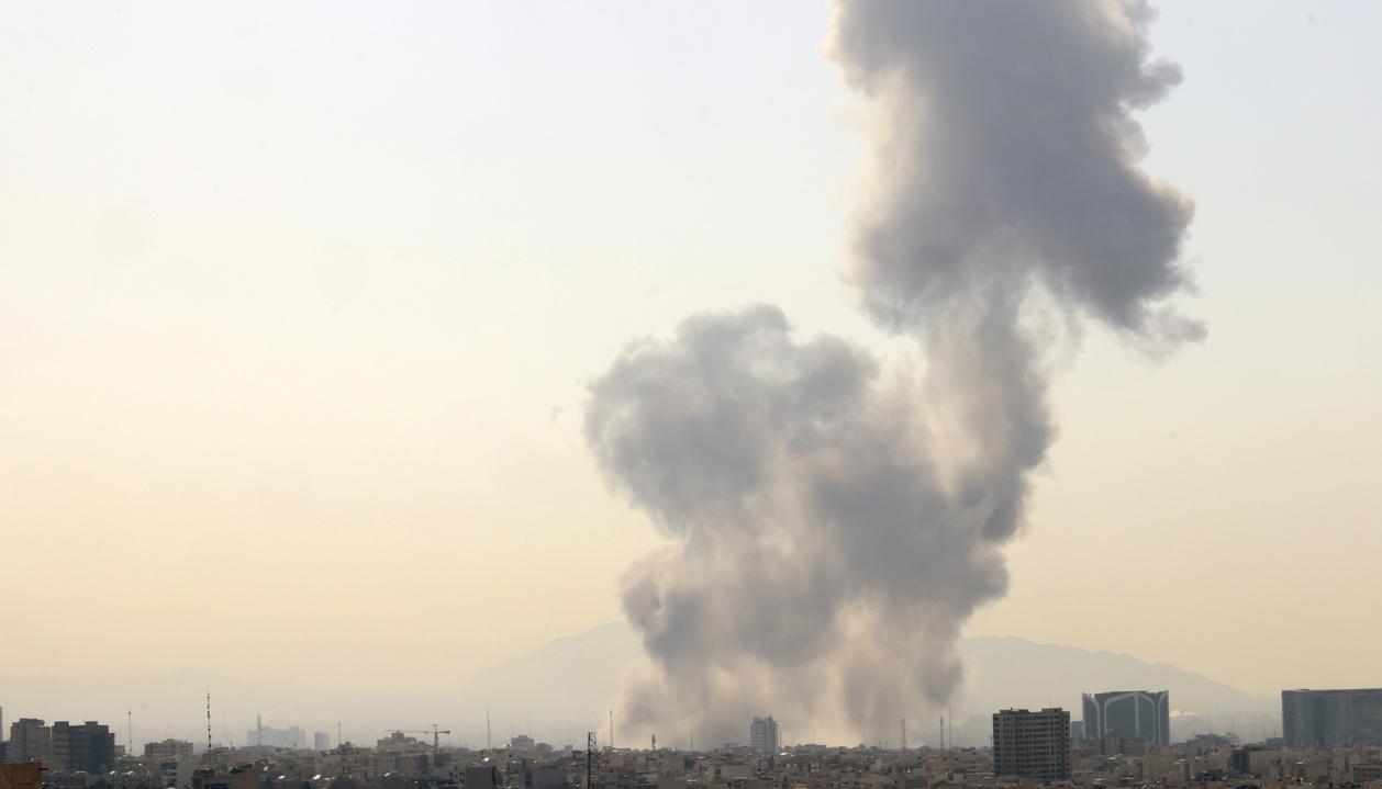 Imagen de los bombardeos en Irán.