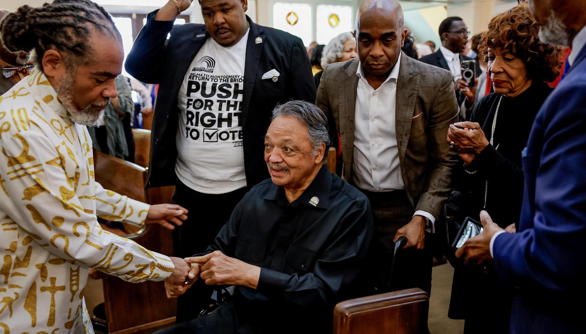 Jesse Jackson, histórico líder del movimiento por los derechos civiles en Estados Unidos,