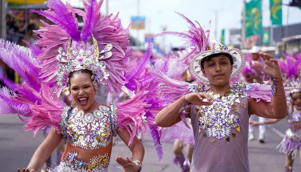 Los reyes infantiles de la 44, Ashley Gómez y Germán Palomino