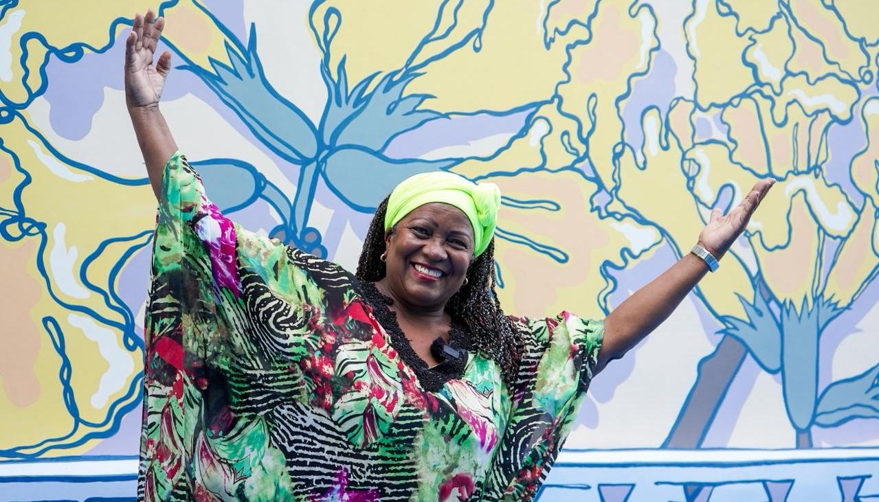 Lourdes Acosta, cantaora de bullerengue.