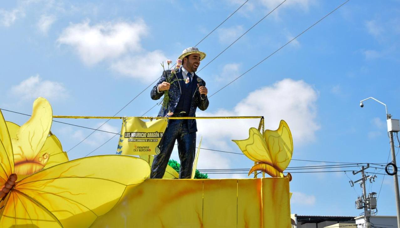 Luis Mauricio Aragón, Rey Momo del Carnaval de la 44.
