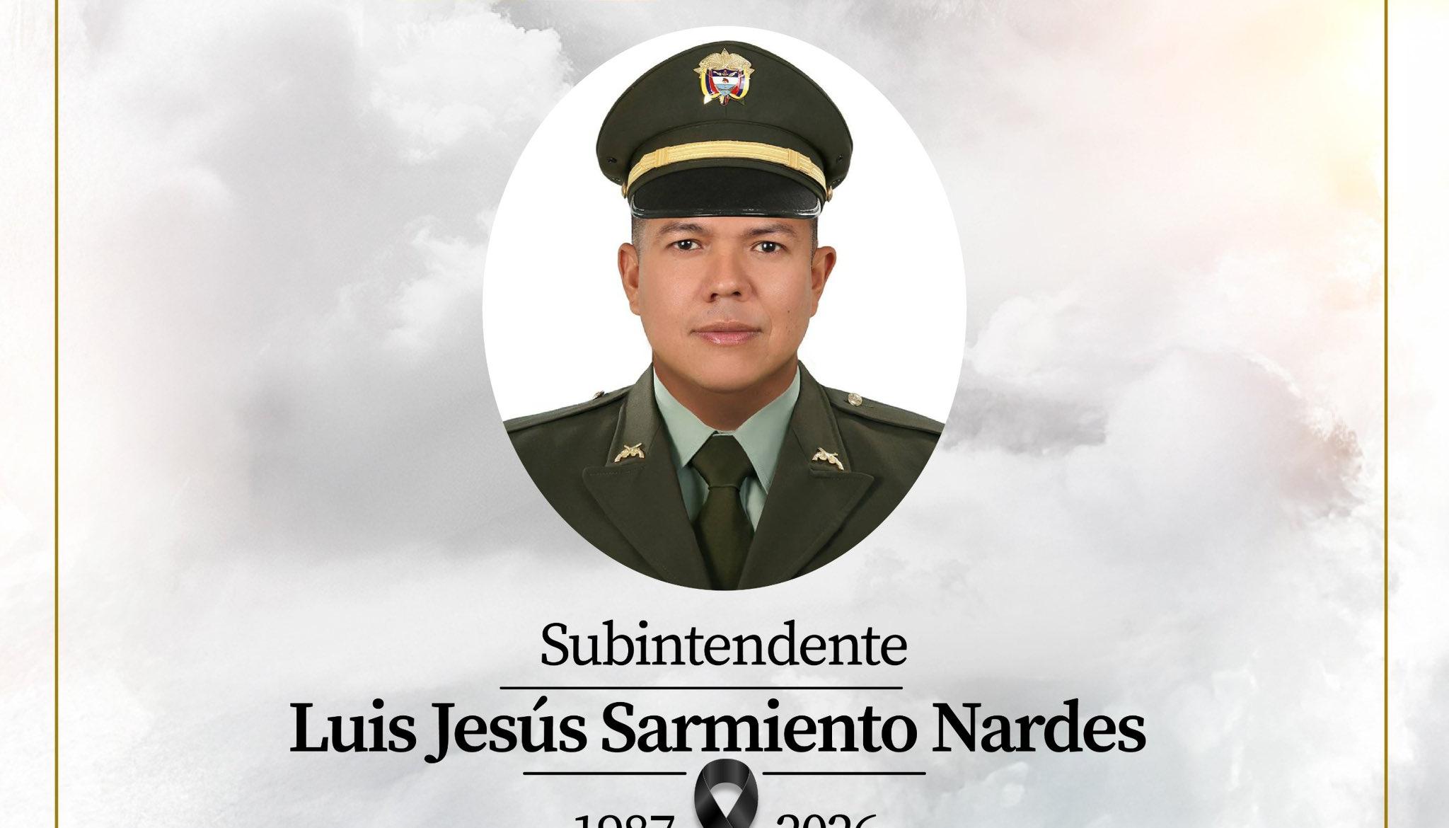 La víctima mortal fue el subintendente Luis Jesús Sarmiento.
