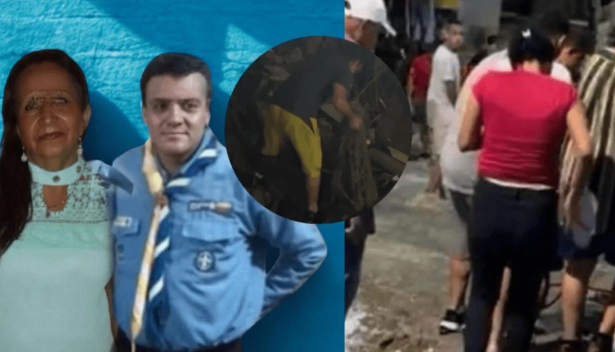 Madre e hijo murieron tras el trágico suceso en Gaira. 