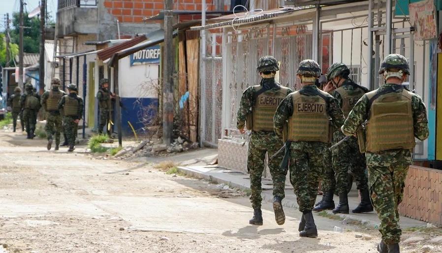 Militares en el Catatumbo.